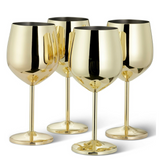 Stainless Steel Wine Goblet (4pack)