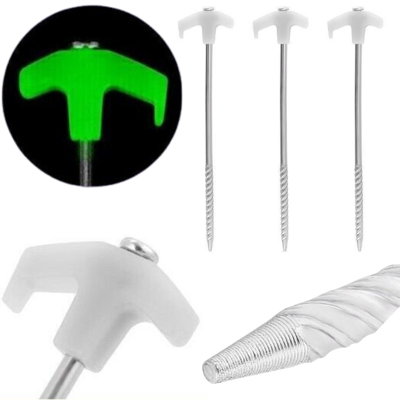 Glow In The Dark Tent Pegs (15 pegs)