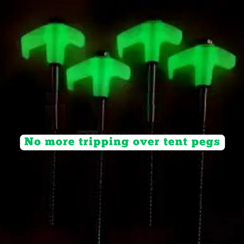 Glow In The Dark Tent Pegs (15 pegs)